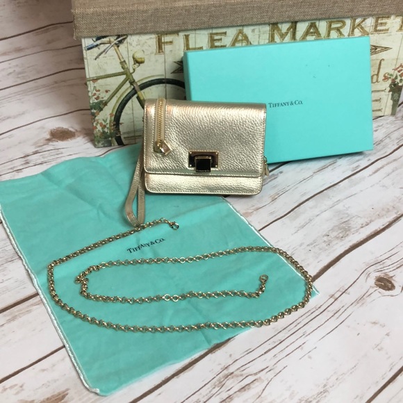 Tiffany & Co. Handbags - Tiffany & Co Pochette Crossbody Wristlet Wallet